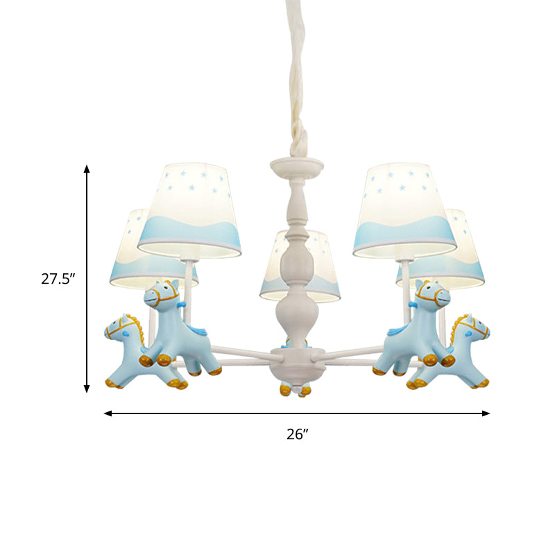 Living Room Tapered Shade Hanging Lamp ,shopify with Horse Fixture Fabric Art Deco Chandelier Clearhalo 'Ceiling Lights' 'Chandeliers' 'Lighting' 198938_4b5e9e35-ddd9-4206-ab42-7feb7a8ae45d