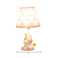 Girls Bedroom Unicorn Desk Light with Fabric Shade Resin 1 Light Desk Lamp in Pink Clearhalo 'Lamps' 'Table Lamps' Lighting' 198946