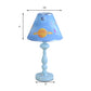Planet Kindergarten Desk Light with Tapered Shade Metal 1 Head Modern Desk Lamp in Blue Clearhalo 'Lamps' 'Table Lamps' Lighting' 199039
