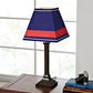 Study Room Craftsman Reading Lamp Fabric 1 Bulb Modern Blue Desk Light with Plug-In Cord Clearhalo 'Lamps' 'Table Lamps' Lighting' 199196