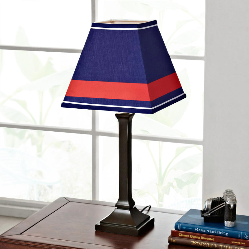 Craftsman Study Room Desk Light Fabric One Light Contemporary Style Desk Lamp Clearhalo 'Lamps' 'Table Lamps' Lighting' 199269