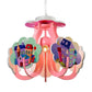 Cartoon Hanging Lamp Fixture with Tapered Shade Fabric Hanging Lights for Kindergarten Clearhalo 'Ceiling Lights' 'Chandeliers' Lighting' options 199464