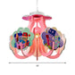 Cartoon Hanging Lamp Fixture with Tapered Shade Fabric Hanging Lights for Kindergarten Clearhalo 'Ceiling Lights' 'Chandeliers' Lighting' options 199465