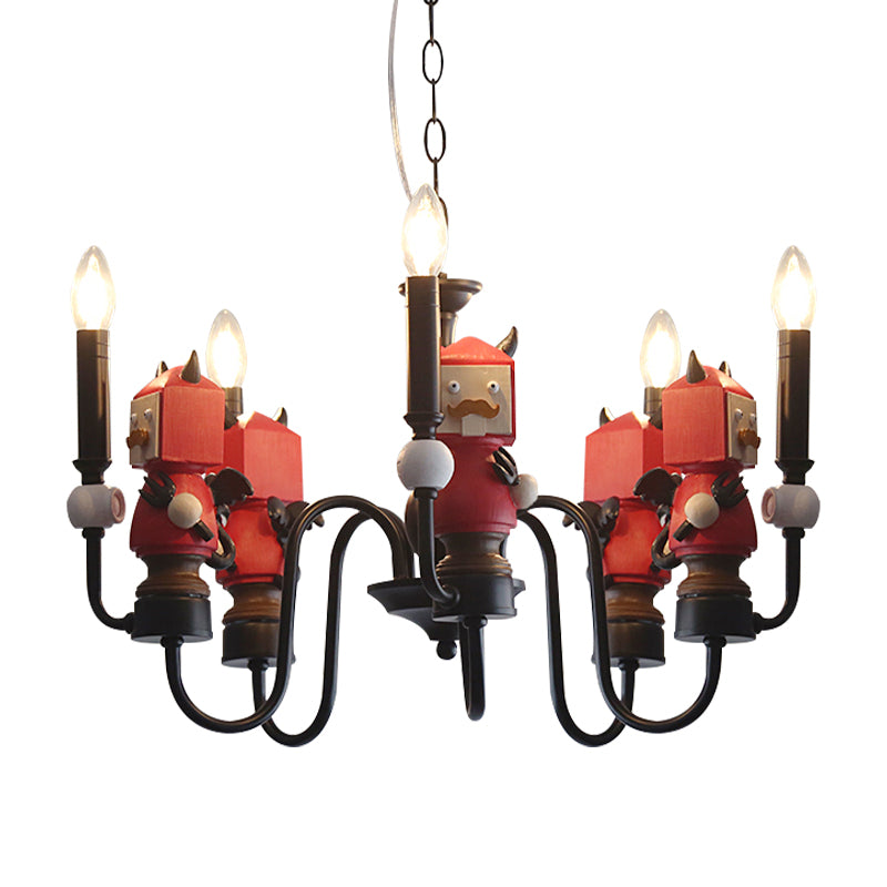 Cartoon Man Dining Room Hanging Lights Metal Modern Hanging Pendant Lights Clearhalo 'Ceiling Lights' 'Chandeliers' Lighting' options 199936