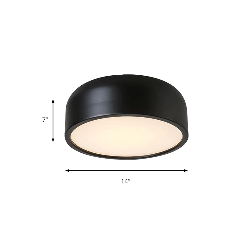 Modern Ceiling Light for Bedroom, LED Flush Mount Light with Acrylic Dome Shade Clearhalo 'Ceiling Lights' 'Close To Ceiling Lights' 'Close to ceiling' 'Flush mount' Lighting' 1_ca64f858-7366-490a-8e1a-382c5cdbe079