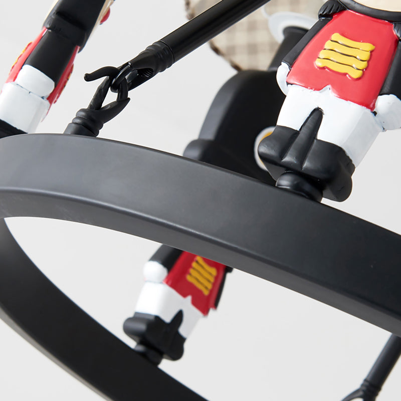 Living Room Tapered Shade Hanging Lamp Fixture Fabric 6 Lights Nordic Chandelier Clearhalo 'Ceiling Lights' 'Chandeliers' Lighting' options 200296