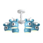 Nordic Mouse Pendant Lights 5/6 Lights Metal Hanging Lamp Fixture for Bedroom Clearhalo 'Ceiling Lights' 'Chandeliers' Lighting' options 200515