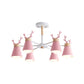 Deer Horn Kids Room Lighting Pendant Chandelier Iron Modern Fashion Hanging Chandelier Clearhalo 'Ceiling Lights' 'Chandeliers' Lighting' options 200532