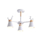 Deer Horn Kids Room Lighting Pendant Chandelier Iron Modern Fashion Hanging Chandelier Clearhalo 'Ceiling Lights' 'Chandeliers' Lighting' options 200545