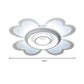 Heart Petal & Round Flush Mount Light Modern Acrylic LED Ceiling Light in White for Baby Room Clearhalo 'Ceiling Lights' 'Close To Ceiling Lights' 'Close to ceiling' 'Semi-flushmount' Lighting' 200621