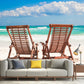 Large Beach Bench Wallpaper Mural Tropix Beautiful Seascape Wall Decor in Natural Color Clearhalo 'Wall Decor' 'Wall Mural' 2009364