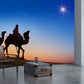 Big Desert Camel Mural Wallpaper Moisture Resistant Modern Bedroom Wall Covering Clearhalo 'Wall Decor' 'Wall Mural' 2009440