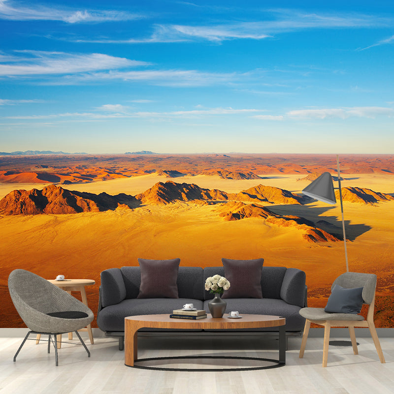 Nature Scenery Desert Mural Wallpaper Modern Non-Woven Wall Art for House Interior Clearhalo 'Wall Decor' 'Wall Mural' 2009484