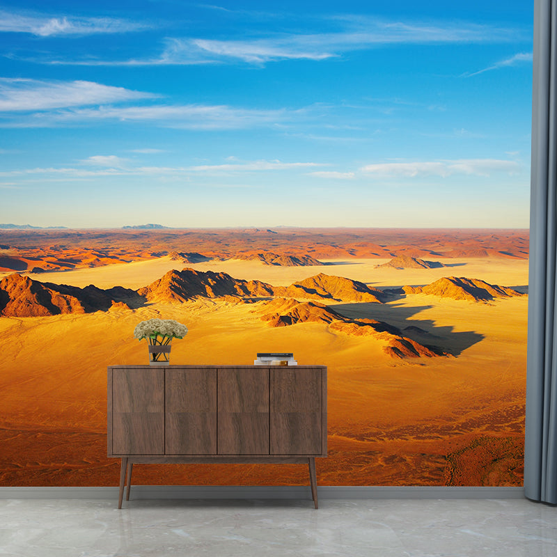 Nature Scenery Desert Mural Wallpaper Modern Non-Woven Wall Art for House Interior Clearhalo 'Wall Decor' 'Wall Mural' 2009485