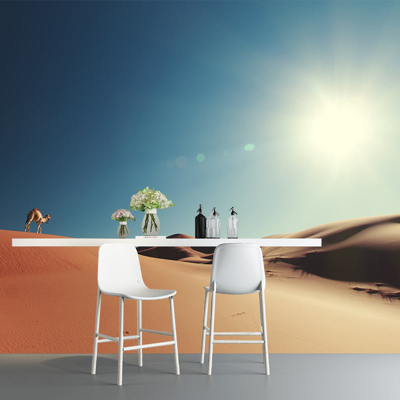 Nature Scenery Desert Mural Wallpaper Modern Non-Woven Wall Art for House Interior Clearhalo 'Wall Decor' 'Wall Mural' 2009494