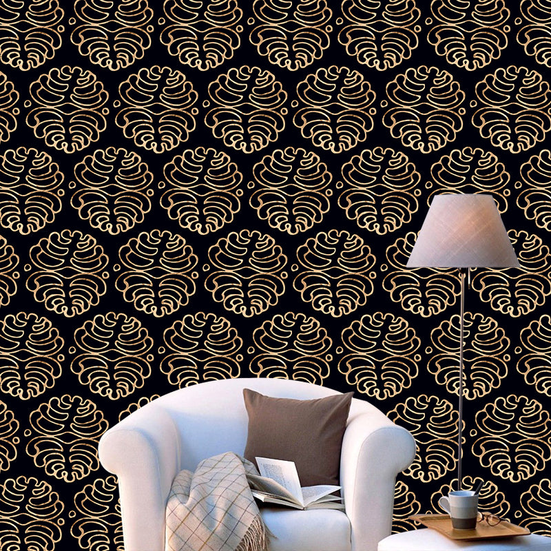 Clouding Pattern Mural Decal Pastel Color Contemporary Wall Covering for Living Room Black Clearhalo 'Wall Decor' 'Wall Mural' 2009528