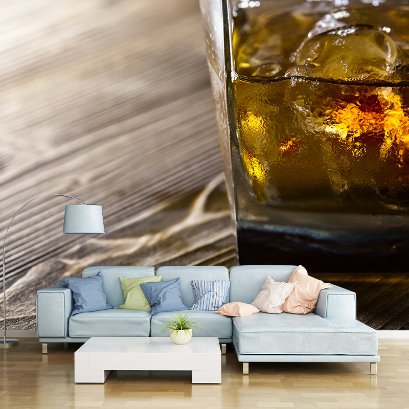 Wine Mural Wallpaper Modern Decorative Restaurant Wall Art, Custom Size Available Clearhalo 'Wall Decor' 'Wall Mural' 2009559