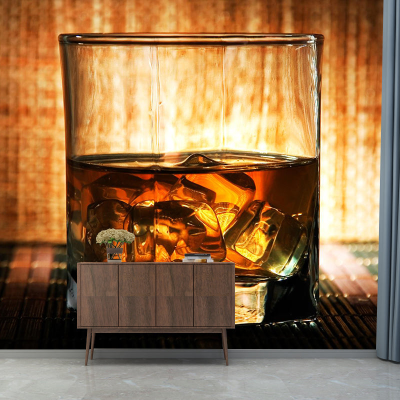 Wine Mural Wallpaper Modern Decorative Restaurant Wall Art, Custom Size Available Clearhalo 'Wall Decor' 'Wall Mural' 2009564