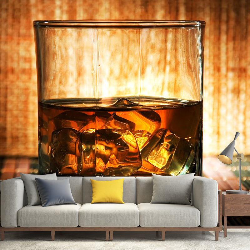 Wine Mural Wallpaper Modern Decorative Restaurant Wall Art, Custom Size Available Clearhalo 'Wall Decor' 'Wall Mural' 2009565