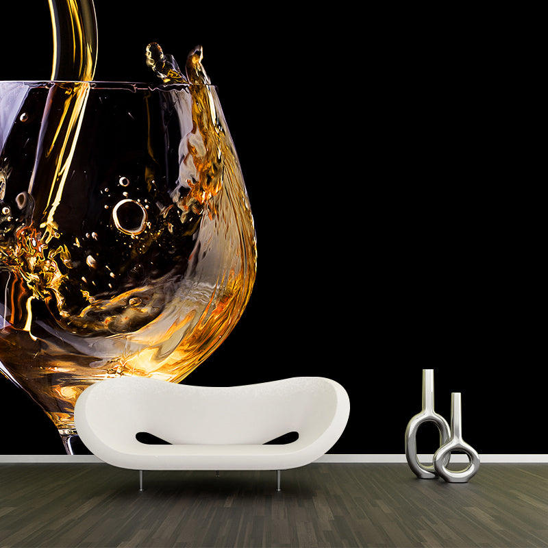 Liquor Mural Decal Pastel Color Contemporary Wall Covering for Western Restaurant Clearhalo 'Wall Decor' 'Wall Mural' 2009579