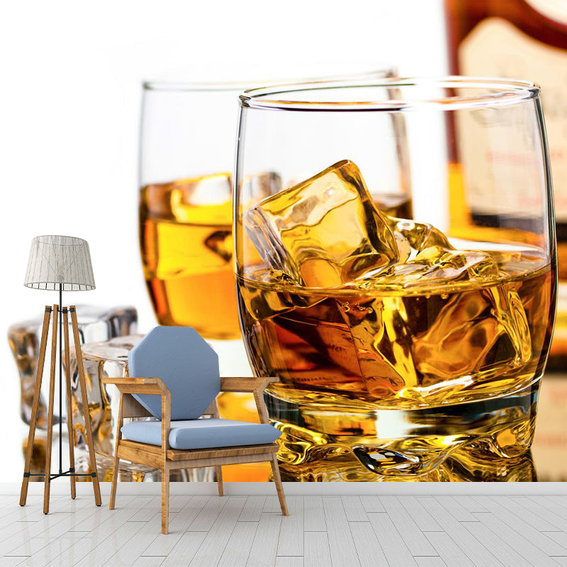 Wine Pattern Wall Mural Contemporary Non-Woven Textured Wall Covering in Soft Color Clearhalo 'Wall Decor' 'Wall Mural' 2009640