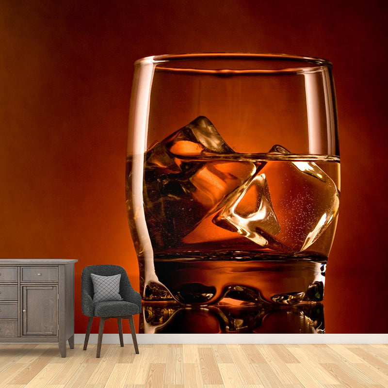 Wine Pattern Wall Mural Contemporary Non-Woven Textured Wall Covering in Soft Color Clearhalo 'Wall Decor' 'Wall Mural' 2009650