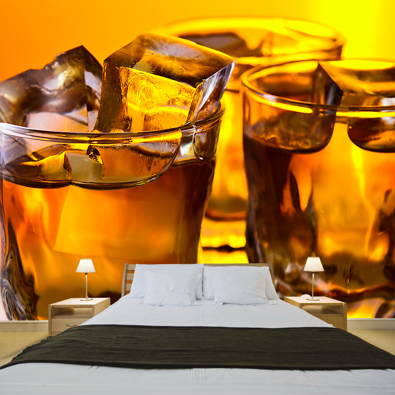 Wine Pattern Wall Mural Contemporary Non-Woven Textured Wall Covering in Soft Color Clearhalo 'Wall Decor' 'Wall Mural' 2009659