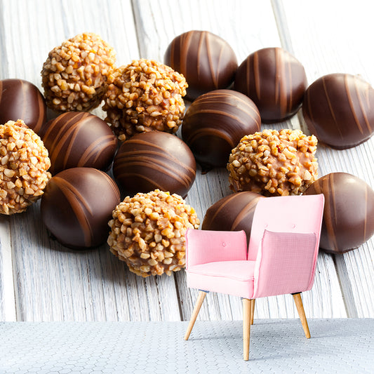 Chocolate Mural Wallpaper Soft Color Contemporary Wall Covering for Dessert Shop