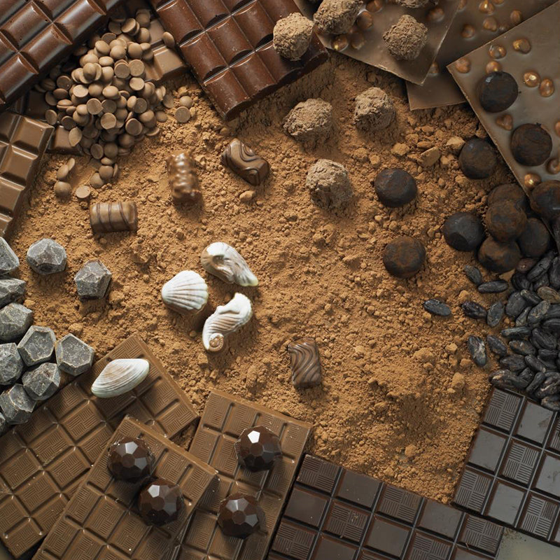 Light Color Chocolate Mural Stain Resistant Contemporary Dessert Shop Wall Covering Clearhalo 'Wall Decor' 'Wall Mural' 2009766