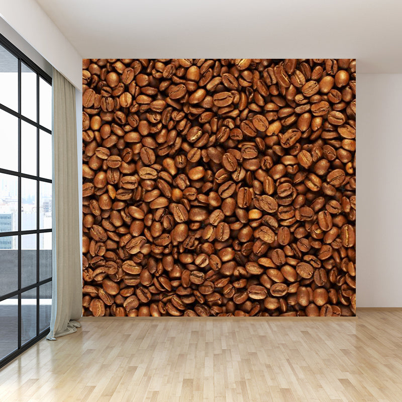 Pastel Color Coffee Bean Mural Decal for Decoration Modern Living Room Wall Decor Clearhalo 'Wall Decor' 'Wall Mural' 2009814