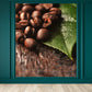 Pastel Color Coffee Bean Mural Decal for Decoration Modern Living Room Wall Decor Clearhalo 'Wall Decor' 'Wall Mural' 2009819