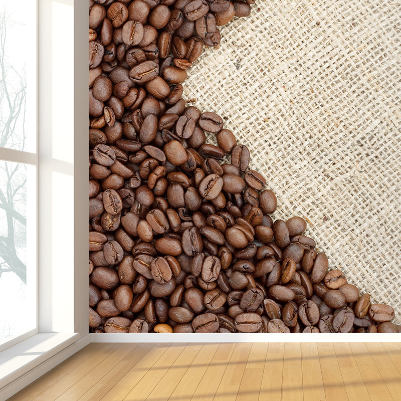 Pastel Color Coffee Bean Mural Decal for Decoration Modern Living Room Wall Decor Clearhalo 'Wall Decor' 'Wall Mural' 2009830