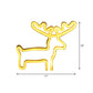 Elk Shaped Mini Night Lighting Plastic Kids Room USB LED Wall Night Light in White Clearhalo 'Night Lights' 'Wall Lights' Lighting' 2010445