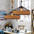 1 Head Suspension Lighting Farmhouse Rope Barn Shade Metal Drop Lamp in Black for Dining Room Black Clearhalo 'Art Deco Pendants' 'Black' 'Cast Iron' 'Ceiling Lights' 'Ceramic' 'Crystal' 'Industrial Pendants' 'Industrial' 'Metal' 'Middle Century Pendants' 'Pendant Lights' 'Pendants' 'Rustic Pendants' 'Tiffany' Lighting' 2010504