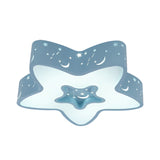 Star Flush Mount Lighting Modernist Acrylic LED Ceiling Flush for Children Bedroom Clearhalo 'Ceiling Lights' 'Close To Ceiling Lights' 'Close to ceiling' 'Flush mount' Lighting' 2010788
