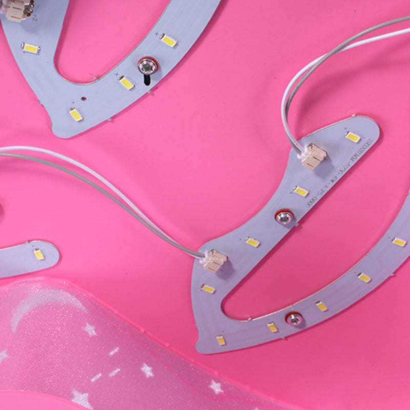 Star Flush Mount Lighting Modernist Acrylic LED Ceiling Flush for Children Bedroom Clearhalo 'Ceiling Lights' 'Close To Ceiling Lights' 'Close to ceiling' 'Flush mount' Lighting' 2010793