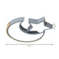 Macaron Star Moon Ceiling Fixture Nordic Style Metal LED Ceiling Mount Light in Grey/Blue/Green for Bedroom Clearhalo 'Ceiling Lights' 'Close To Ceiling Lights' 'Close to ceiling' 'Flush mount' Lighting' 201081