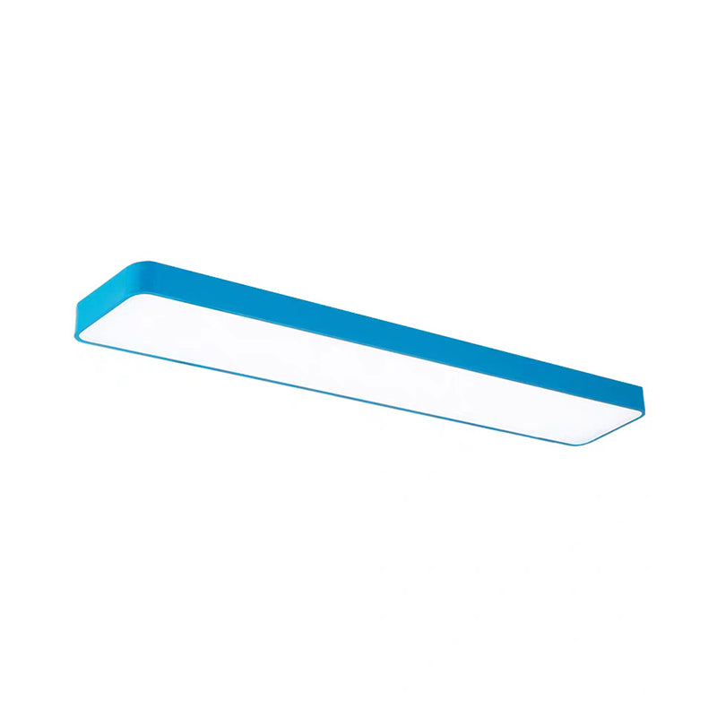 Rectangle Chandelier Light Kit Contemporary Acrylic LED Playroom ...
