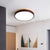 Round Flush Mount Contemporary Acrylic LED Black Ceiling Light Fixture for Bedroom Black Clearhalo 'Ceiling Lights' 'Close To Ceiling Lights' 'Close to ceiling' 'Flush mount' Lighting' 2010927