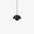 Dome Metal Pendant Lighting Modernist 1 Light Hanging Light Fixture with Inner Orb Shade for Living Room Black Clearhalo 'Ceiling Lights' 'Modern Pendants' 'Modern' 'Pendant Lights' 'Pendants' Lighting' 2011236