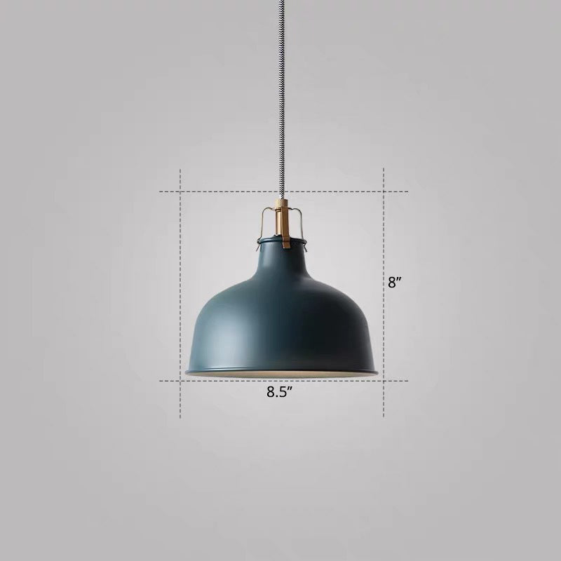 Metal Barn Hanging Lighting Modern 1-Head Suspension Pendant Light for Dining Room Clearhalo 'Ceiling Lights' 'Modern Pendants' 'Modern' 'Pendant Lights' 'Pendants' Lighting' 2011272