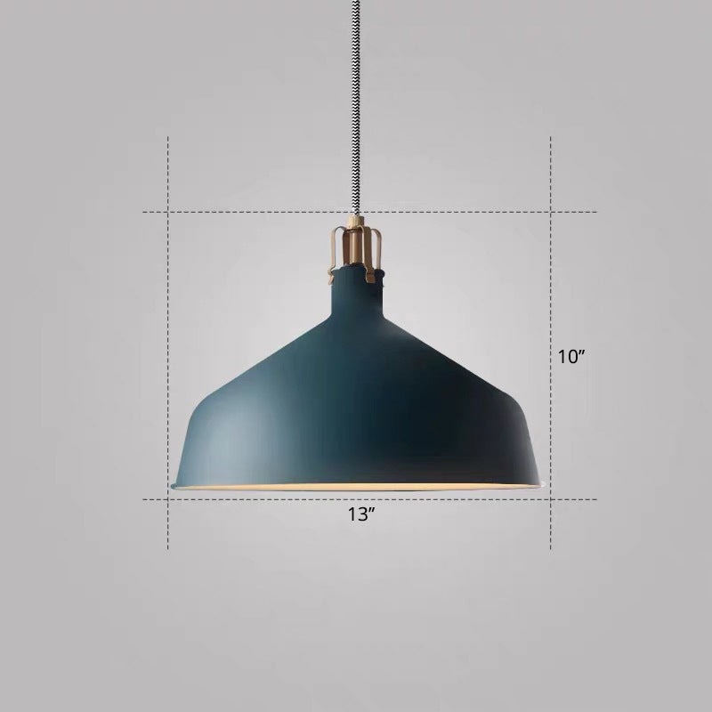 Metal Barn Hanging Lighting Modern 1-Head Suspension Pendant Light for Dining Room Clearhalo 'Ceiling Lights' 'Modern Pendants' 'Modern' 'Pendant Lights' 'Pendants' Lighting' 2011274