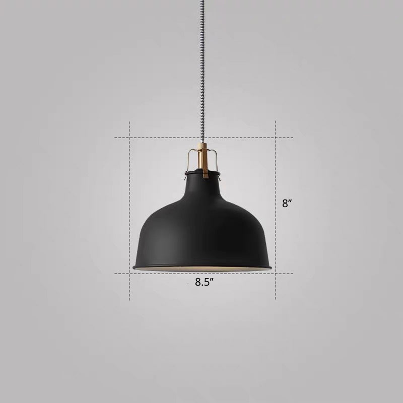 Metal Barn Hanging Lighting Modern 1-Head Suspension Pendant Light for Dining Room Clearhalo 'Ceiling Lights' 'Modern Pendants' 'Modern' 'Pendant Lights' 'Pendants' Lighting' 2011276
