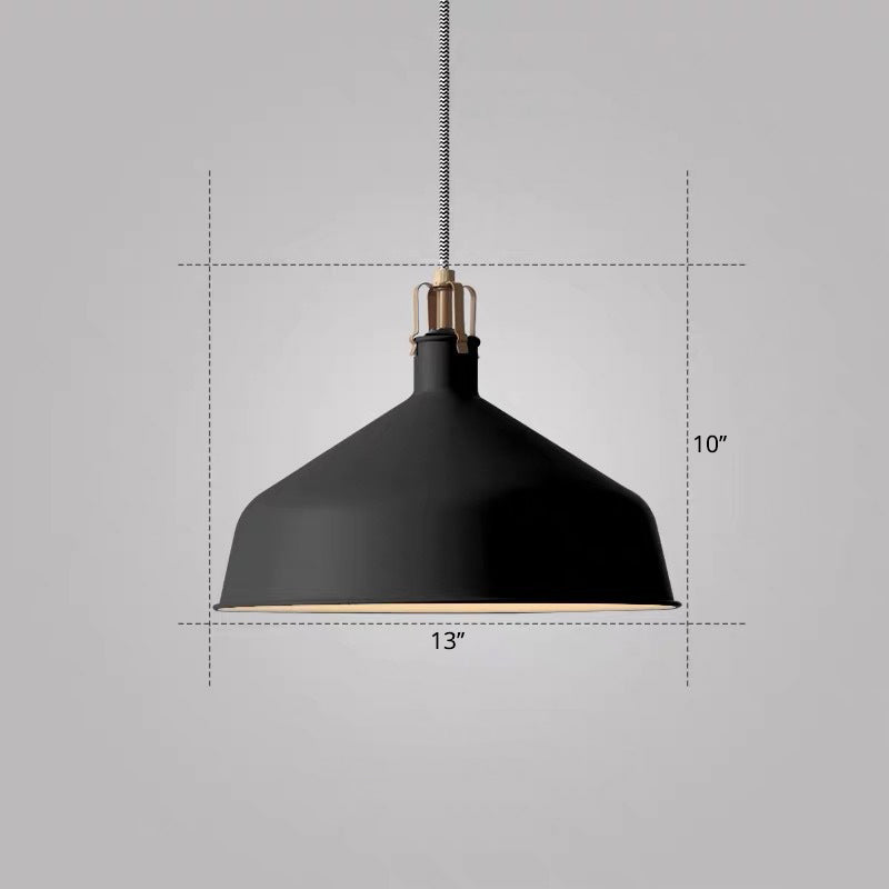 Metal Barn Hanging Lighting Modern 1-Head Suspension Pendant Light for Dining Room Clearhalo 'Ceiling Lights' 'Modern Pendants' 'Modern' 'Pendant Lights' 'Pendants' Lighting' 2011278