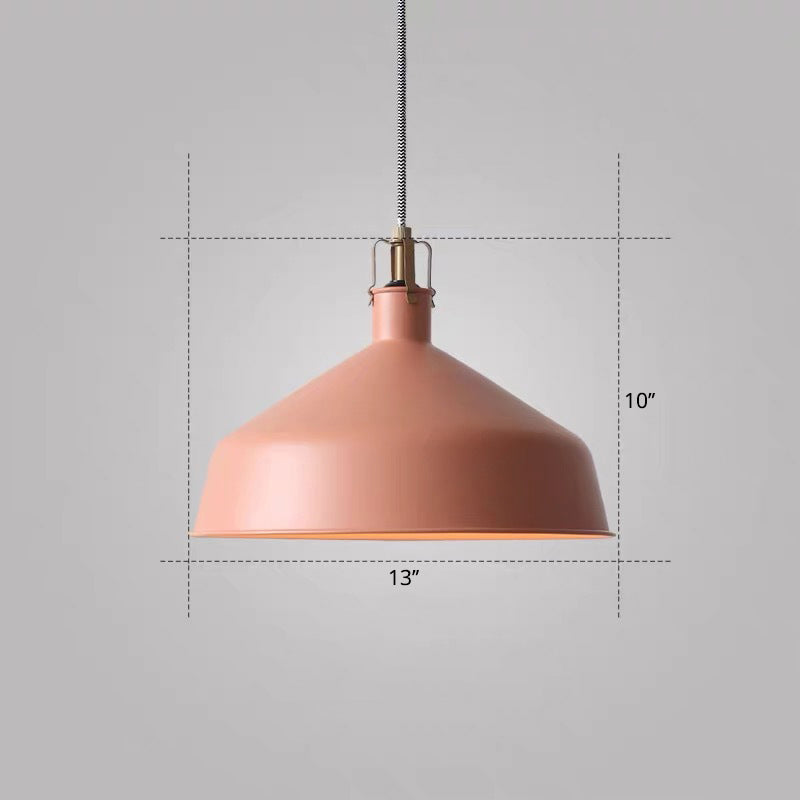 Metal Barn Hanging Lighting Modern 1-Head Suspension Pendant Light for Dining Room Clearhalo 'Ceiling Lights' 'Modern Pendants' 'Modern' 'Pendant Lights' 'Pendants' Lighting' 2011283