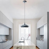Three-Tiered Metal Drop Pendant Minimal 1 Light Suspension Light for Dining Room Clearhalo 'Ceiling Lights' 'Pendant Lights' 'Pendants' Lighting' 2011317