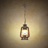 Frosted Glass Pendant Light Fixture Kerosene 1-Light Warehouse Ceiling Suspension Lamp for Restaurant Brass A Clearhalo 'Art Deco Pendants' 'Black' 'Cast Iron' 'Ceiling Lights' 'Ceramic' 'Crystal' 'Industrial Pendants' 'Industrial' 'Metal' 'Middle Century Pendants' 'Pendant Lights' 'Pendants' 'Rustic Pendants' 'Tiffany' Lighting' 2011474