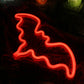 White Bat Shaped USB Night Lighting Contemporary Plastic Battery LED Nightstand Lamp Clearhalo 'Night Lights' 'Wall Lights' Lighting' 2011565