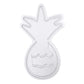 Cartoon Pineapple Mini Nightstand Lighting Plastic LED Bedroom Night Light in White Clearhalo 'Night Lights' 'Wall Lights' Lighting' 2011577
