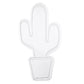 Plastic Potted Cactus Nightstand Lamp Creative USB Powered LED Wall Night Light in White Clearhalo 'Night Lights' 'Wall Lights' Lighting' 2011580